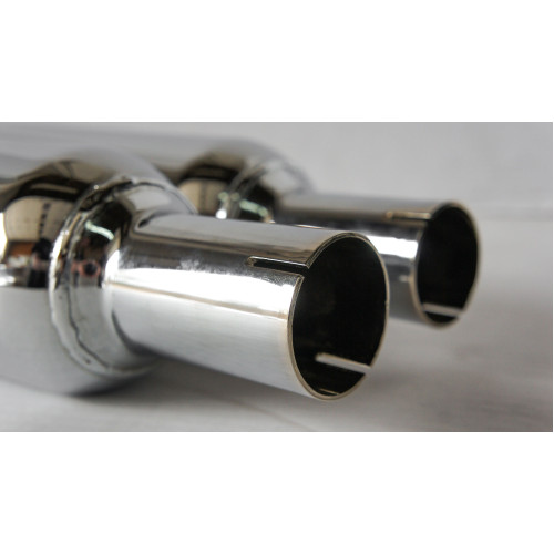 PartzBiz HD: 4413944-Jones Exhaust Full Boar Straight Cut Slip-On Muffler 1.75 Baffle Harley FL 95-16 | JPT31230MC134