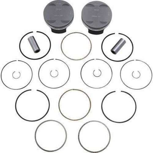 PartzBiz HD: 4413894-KB Performance KB542LCA.020 Super-Duty +0.020" Piston Kit Harley M8 117" 2017-Up