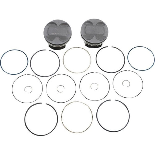 PartzBiz HD: 4413899-KB Performance Piston Kit 124" Standard Harley 107" Milwaukee Eight M8 17-Up