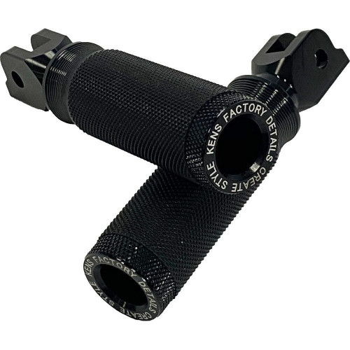 PartzBiz HD: 4413870-Kens Factory KFP-04 Black Next Level Rider Foot Pegs Harley M8 Softail 18-Up