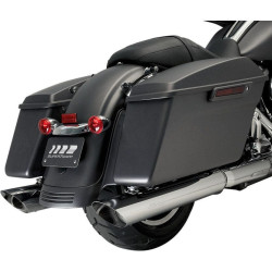 PartzBiz HD DS18011073 - Kerker Chrome 4" w/ 45 Degree Slash Cut Slip On Mufflers for Harley Touring 2017 | 128-78132 PartzBiz HD DS18011073 - Kerker Chrome 4" w/ 45 Degree Slash Cut Slip On Mufflers for Harley Touring 2017 | 128-78132