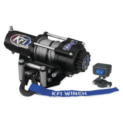PartzBiz HD TR573801 - ผลิตภัณฑ์ KFI A2500-R2 2500 ปอนด์ 12V ATV Series Heavy-Duty Off Road Recovery Winch Polaris Yamaha Kawasaki Can Am Honda 4 ล้อ