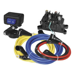 PartzBiz HD TR573917 - ผลิตภัณฑ์ KFI ATV-WK Universal 12 โวลต์ ATV Winch ชุดสายไฟ w/Controller Switch Polaris Kawasaki Honda Yamaha Suzuki ATV 4 ล้อ