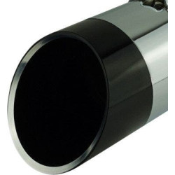 PartzBiz HD DS18611456 - Khrome Werks Chrome Slash Cut Tips 4.5" HP Plus Slip Mufflers Harley M8 FLH 2017 | 202695