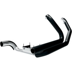 PartzBiz HD DS18020252 - Khrome Werks 200800A สีดำ HP Plus Crossover Headers Head Pipes Harley 95-08 | 200800A