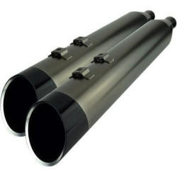PartzBiz HD DS18011454 - Khrome Werks 202655 HP Plus Smoke Chrome Edge 4.5 ท่อสลิปออน Harley M8 17+ | 202655