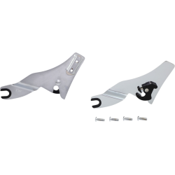 PartzBiz HD DS15040104 - Khrome Werks 263770 แผ่นด้านข้าง Chrome Quick Release Harley Touring 09-Up