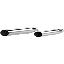 PartzBiz HD DS18010693 - Khrome Werks 3 ” HP-Plus Chrome Slash Cut Slip บนท่อไอเสีย Harley Sportster 14-20 | 202395