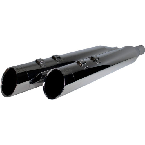 PartzBiz HD: 4413806-Khrome Werks 4.5" HP Plus Slip-On Muffler Chrome Edge Tip Harley FLH Touring 17-Up | 202665