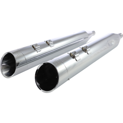 PartzBiz HD DS18011483 - Khrome Werks 202660 4.5 ท่อไอเสีย Slip-On Chrome Edge Tip Harley Twin Cam 95-16 | 202660