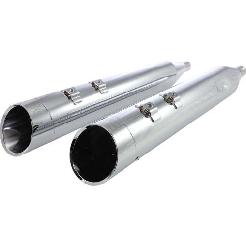 PartzBiz HD: 4413807-Khrome Werks 202660 4.5 ท่อไอเสีย Slip-On Chrome Edge Tip Harley Twin Cam 95-16 | 202660 PartzBiz HD: 4413807-Khrome Werks 202660 4.5 ท่อไอเสีย Slip-On Chrome Edge Tip Harley Twin Cam 95-16 | 202660