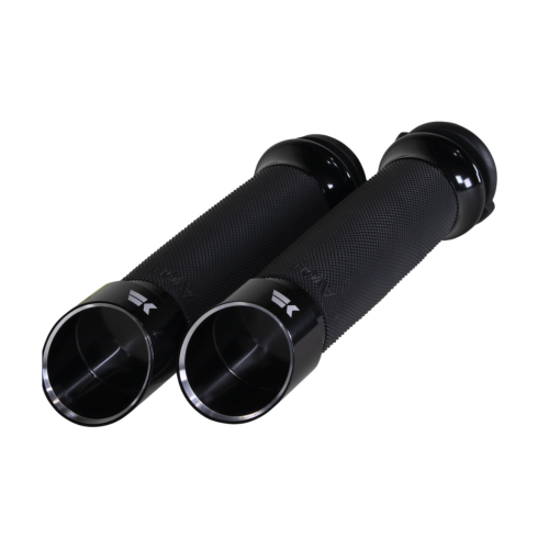 PartzBiz HD: 4413818-Khrome Werks Avon 500140 Black Contour Edge Handlebar Grips Harley TBW Models PartzBiz HD: 4413818-Khrome Werks Avon 500140 Black Contour Edge Handlebar Grips Harley TBW Models
