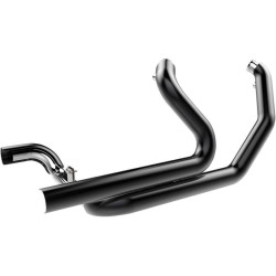PartzBiz HD DS18020328 - Khrome Werks Black 2-in-2 Crossover Headers Head Pipes Exhaust 09-16 FLH/T | ท่อไอเสีย 200860
