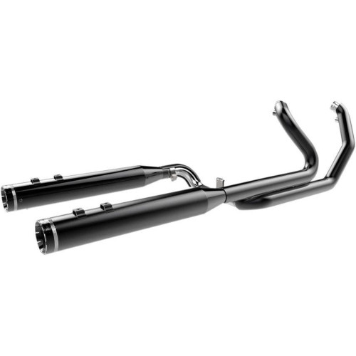 PartzBiz HD: 4413762-Khrome Werks Black 2 Into 2 Full System Exhaust Stepped Header w/ Crossover | 200830 PartzBiz HD: 4413762-Khrome Werks Black 2 Into 2 Full System Exhaust Stepped Header w/ Crossover | 200830