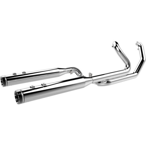PartzBiz HD: 4413750-Khrome Werks Chrome 2 Into 2 Full System Exhaust Stepped Header w/ Crossover | 200630 PartzBiz HD: 4413750-Khrome Werks Chrome 2 Into 2 Full System Exhaust Stepped Header w/ Crossover | 200630