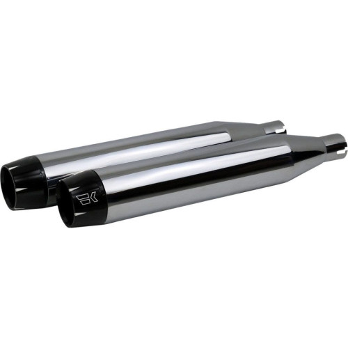 PartzBiz HD: 4413753-Chrome Werks Chrome 3.5” Softail ท่อสลิปออน Harley Milwaukee 8 FL FX 18-20 | 202500