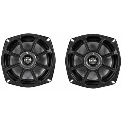 PartzBiz HD DS44050576 - Kicker 10PS52504 5.25” ลำโพงแฟริ่งมอเตอร์ไซค์โคแอกเซียลกันน้ำ 4Ohm 50W ลำโพงระบบเสียงเสียงวิทยุสเตอริโออัพเกรดฮาร์เลย์เดวิดสันรถจักรยานยนต์ bagger touring atv แฮนด์ 4 ล้อ