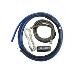 PartzBiz HD DS21200979 - Kicker 46PK4 4 Gauge 4AWG 4G สายไฟเครื่องขยายเสียงชุดติดตั้ง Power Ground ฟิวส์ 100A รถบรรทุก รถจี๊ป ford chevy dodge honda nissan acura toyota harleyvictory bagger เรือ marine เสียงระบบ วิทยุ สเตอริโอ อัพเกรดเสียง amp สายไฟ