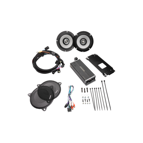PartzBiz HD: 4413671-Kicker Plug-And-Play Audio Kit for Harley 14-23 FLHX Models | 50HDS144 PartzBiz HD: 4413671-Kicker Plug-And-Play Audio Kit for Harley 14-23 FLHX Models | 50HDS144