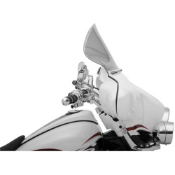 PartzBiz HD DS23100226 - Klock Werks 11.5” กระจกหน้ารถ Clear Flare Batwing สำหรับ Harley FLHT FLHX 96-13 | KW05-01-0206