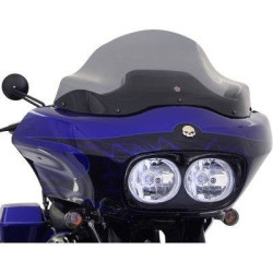 PartzBiz HD DS23100358 - Klock Werks 12 ” กระจกบังลมควันดำ Harley Road Glide FLTR FLTRX 98-13 | KW05010232