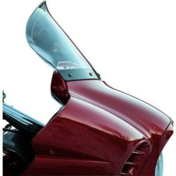 PartzBiz HD DS23120346 - Klock Werks 12 ” Flare Clear Windshield Non Vented Kawasaki Voyager Vaquero 09-17 2312-0346 23120346 KW05-05-0046 gold wing touring cruiser screen wing สบายที่สุดสำหรับการอัพเกรด