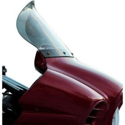 PartzBiz HD DS23120345 - Klock Werks 12 ” Flare Tint Windshield Non Vented Kawasaki Voyager Vaquero 09-17 2312-0345 23120345 KW05-05-0047 gold wing touring cruiser screen wing สบายที่สุดสำหรับการอัพเกรด