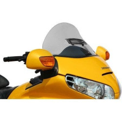 PartzBiz HD DS23120251 - Klock Werks 14 ” 18 ” Flare Tint Windshield Vented Honda GL1800 01-17 2312-0251 23120251 gold wing touring cruiser screen wing Comfort ดีที่สุดสำหรับการอัพเกรด