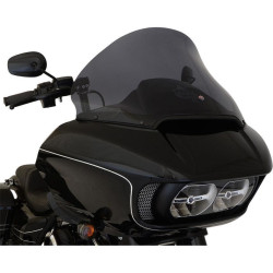 PartzBiz HD DS23100566 - Klock Werks 15 ” Dark Smoke Pro Touring Flare กระจกบังลม Harley Road Glide 2015 - 2023 | KW05-01-0315