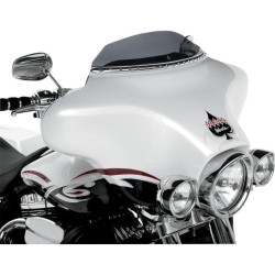 PartzBiz HD DS23100223 - Klock Werks 3.5” กระจกบังลม Dark Smoke Flare Batwing สำหรับ Harley FLHT FLHX 96-13 | KW05-01-0203