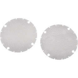 PartzBiz HD DS44050151 - Klock Werks 4405-0151 Raw Mesh Rear Speaker Pod Grills สำหรับ Harley FLH/T 99-13