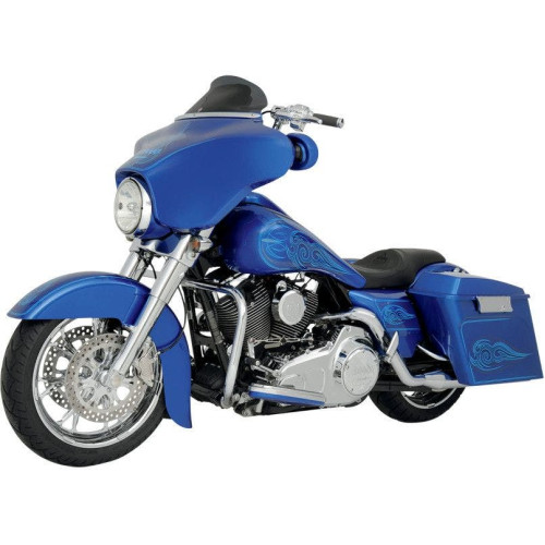 PartzBiz HD: 4413600-Klock Werks 6.5" Dark Smoke Flare Batwing Windshield For Harley FLHT FLHX 96-13 | KW05-01-0199