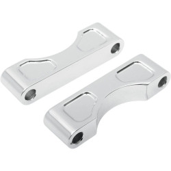 PartzBiz HD DS14100027 - Klock Werks Tire Hugger Chrome Front Fender 21" Mounting Blocks Harley FLH/T - KW05-01-0102-C