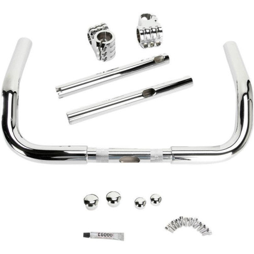 PartzBiz HD: 4413554-Klock Werks Black / Black 10" Klip Hanger Handlebars Ape Hangers 08-18 FLH/X PartzBiz HD: 4413554-Klock Werks Black / Black 10" Klip Hanger Handlebars Ape Hangers 08-18 FLH/X