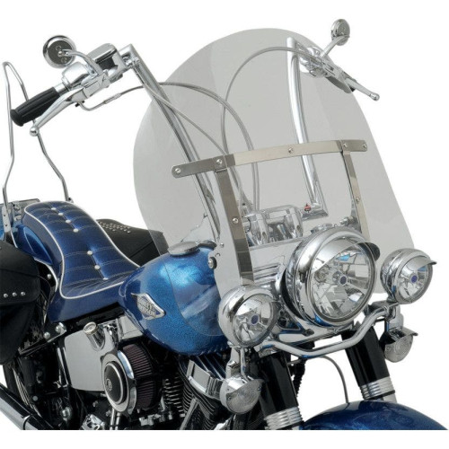 PartzBiz HD: 4413564-Klock Werks Clear 17" Flare Billboard Replacement Windshield Harley FLST Softail | KW05-02-0235