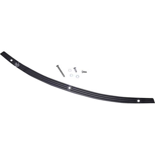 PartzBiz HD: 4413509-Klock Werks Flare Series Windshield Trim Black with Logo Harley Batwing 14-Up