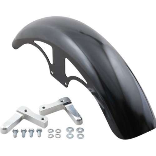 PartzBiz HD: 4413469-Klock Werks P-Tom Hugger Series Front Fender w/ Mounting Blocks 18-19 Softail FXLR milwaukee eight 1401-0706 14010706