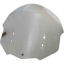 PartzBiz HD DS23120489 - Klock Werks KW05-04-0262 20" Clear Flare Windshield Wind Screen Honda GL1800 18+ 2018 2019 touring cruiser screen wing comfort best for