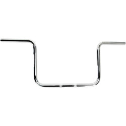 PartzBiz HD DS06013004 - Klock Werks KW06-01-5004-C Chrome 1" Ergo Back TBW Handlebars 96-19 H-D Touring