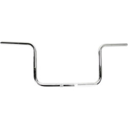 PartzBiz HD DS06013006 - Klock Werks KW06-01-5005-C Chrome 1" Ergo Up TBW Handlebars 96-19 Harley Touring