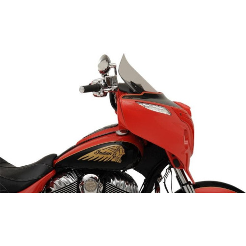 PartzBiz HD: 4413439-Klock Werks Short 14" Clear Flare Windshield Indian Chieftain & Roadmaster 14-19 KW05-01-0497-C 2312-0479 23120479