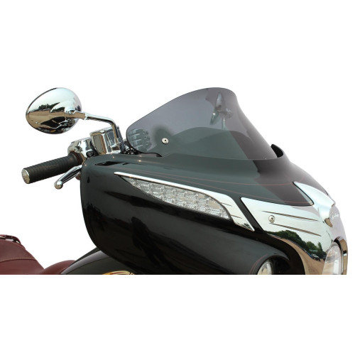 PartzBiz HD: 4413442-Klock Werks Short 10" Tint Smoke Flare Windshield Indian Chieftain & Roadmaster | KW05-05-0039