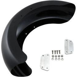 PartzBiz HD DS14010703 - Klock Werks Roller Hugger Series Front Fender w/ Mounting Blocks 18-19 Softail FLFB milwaukee eight 1401-0703 14010703