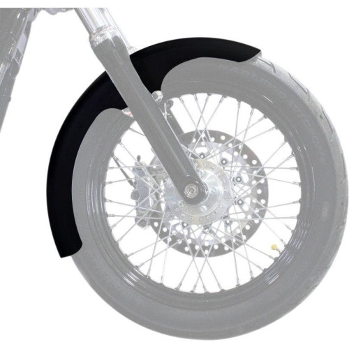 PartzBiz HD: 4413398-Klock Werks Tire Hugger Tapered Front Leg Front 19" Fender RAW Blocks Harley FXD | KW05-06-0006-R