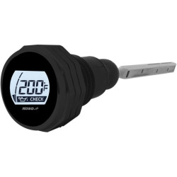 PartzBiz HD DS22120788 - KOSO BA053001 สีดำเครื่องวัดน้ำมันดิจิตอล Dip Stick 07-16 Harley-Davidson Touring FLH/T แผนที่ electra glide king อุณหภูมิระดับจอแสดงผล LCD
