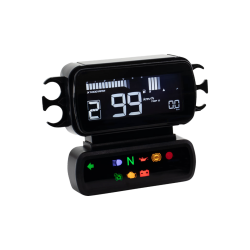 PartzBiz HD DS22100660 - Koso D2 มัลติฟังก์ชันมิเตอร์สำหรับ Harley 04-13 FLHR 04-10 FXST 04-11 FXD 04-13 XL | บีเอ080010