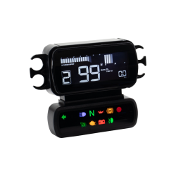 PartzBiz HD DS22100661 - Koso D2 มัลติฟังก์ชันมิเตอร์สำหรับ Harley 14-23 FLHR 11-17 FXST 12-23 FXD 14-22 XL | บธ.080020