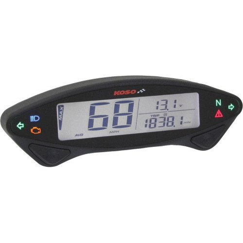 PartzBiz HD: 4413307-Koso Ex-02S Speedometer Street Version Odometer Tripmeter & More Universal 12v PartzBiz HD: 4413307-Koso Ex-02S Speedometer Street Version Odometer Tripmeter & More Universal 12v