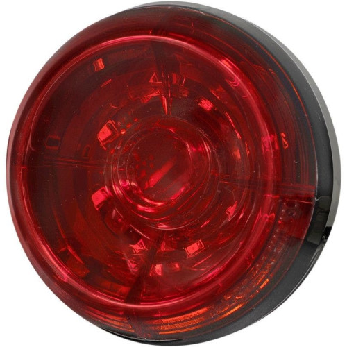 PartzBiz HD: 4413311-Koso HB035020 Solar Red 3-3/8" Round Motorcycle LED Brake Taillight Running Light Bright Harley Davidson Indian Yamaha Triumph Suzuki Custom Chopper Softail Sportster Touring Dyna Street Stop Fender Lighting Upgrade Replacement PartzBiz HD: 4413311-Koso HB035020 Solar Red 3-3/8" Round Motorcycle LED Brake Taillight Running Light Bright Harley Davidson Indian Yamaha Triumph Suzuki Custom Chopper Softail Sportster Touring Dyna Street Stop Fender Lighting Upgrade Replacement