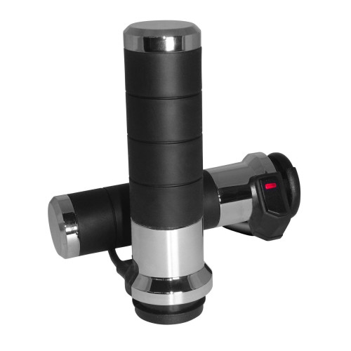 PartzBiz HD: 4413317-Koso North America AX068M00 Chrome Titan-X Heated Grips Harley Electric Throttle 0631-0180 06310180 27-5830 PartzBiz HD: 4413317-Koso North America AX068M00 Chrome Titan-X Heated Grips Harley Electric Throttle 0631-0180 06310180 27-5830